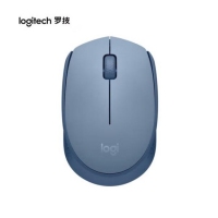 罗技（Logitech）M172 品月蓝 无线鼠标 办公鼠标左右手适用 双侧防滑...