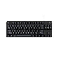 罗技（G）G412TKL有线键盘 背光灯效 87键 电竞游戏吃鸡LOL 便携紧凑机械键盘