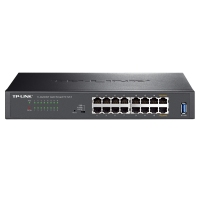 TP-LINK TL-SG2016MP 16口千兆 交换机（功率110W）