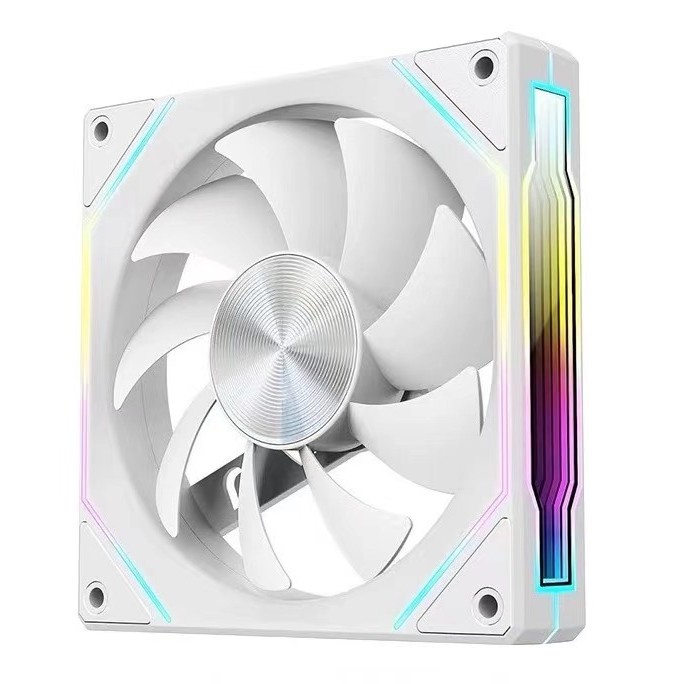 棱镜7pro 白色 电脑ARGB超静音机箱风扇