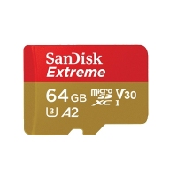 闪迪TF卡 64G 170M/80M卡（红金）SDSQXA1 U3 V30 高速4K
