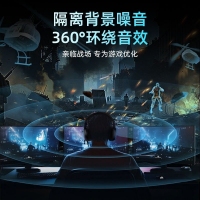 FOUNder 方正-H1 头戴式耳机 线控带麦 电竞网课办公