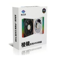 棱镜8 白色 ARGB超静音机箱风扇