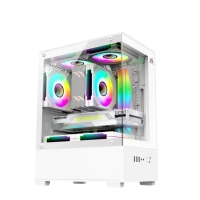 銳禧 悦景 白色 海景房USB3.0游戏机箱