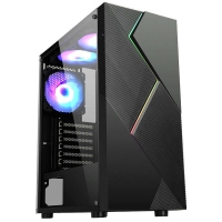 游戏风暴 添越 USB3.0 黑色侧透机箱