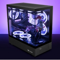 Thermaltake（Tt）钢影 透S 海景房机箱 电脑主机 黑色