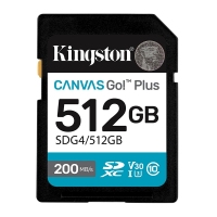 金士顿SDG4 512G U3 V30 4K 200M/s微单反相机内存卡