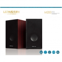 乐派仕 音响 M200 木风 音箱（USB）