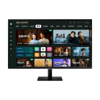 三星S32DM702UC 32英寸4K USB-C内置APP 手机投屏 智能娱乐显示器