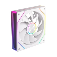 棱镜8PRO 白色 正 ARGB超静音机箱风扇