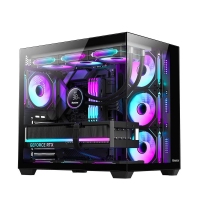 航嘉 S980LITE 龙卷风 悦享版 黑色海景房机箱