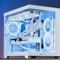 华硕 A03海王星EVO 白色 海景房机箱